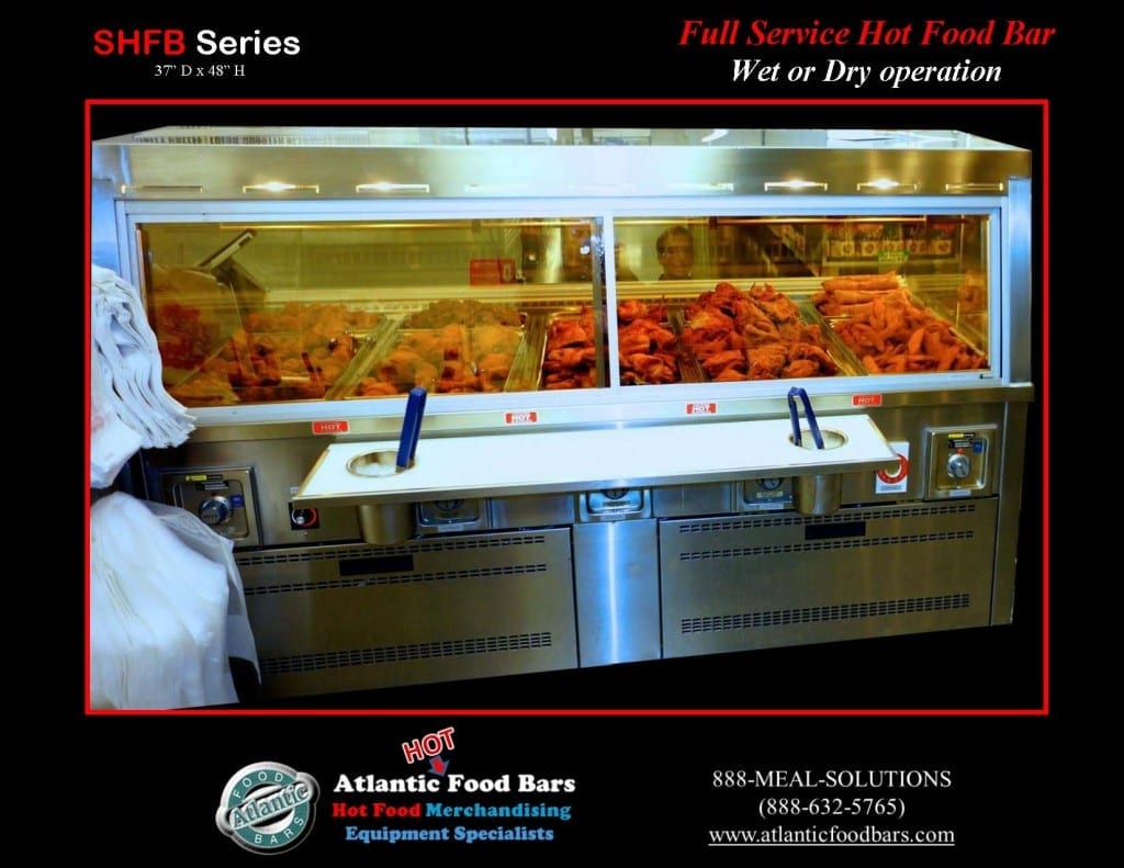 Atlantic Food Bars Wet/Dry Full Service Hot Food Bar