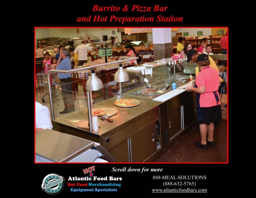 Atlantic Food Bars - Burrito & Pizza Bar and Carving Prep Station 1
