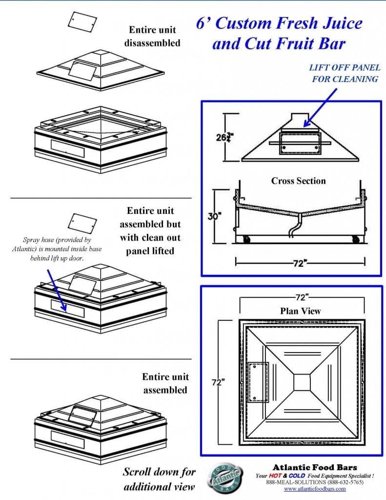 Atlantic Food Bars - Custom Fresh Juice and Cut Fruit Bar 2