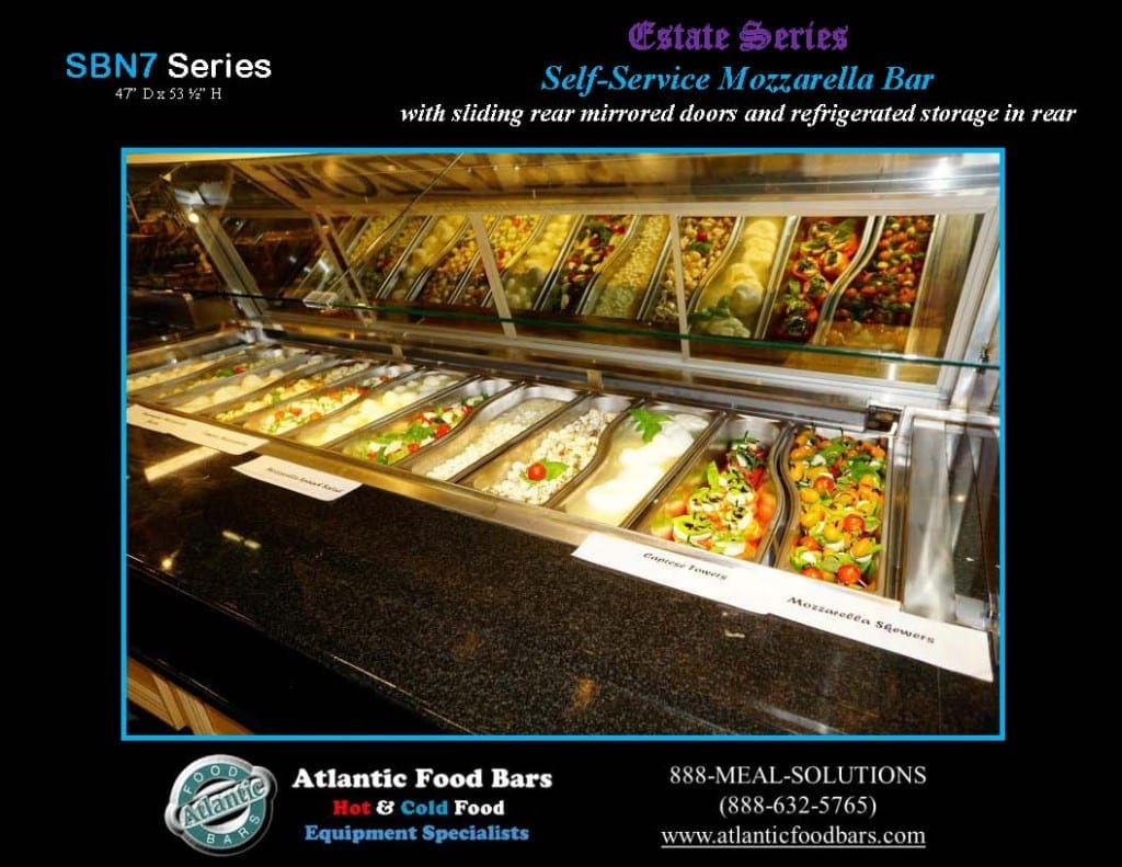 Atlantic Food Bars - Estate Series Self-Service Mozzarella Bar - SB9647N7-DCL-RSD-SC-VH 4