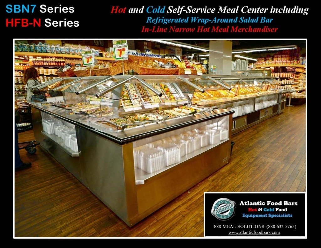 Atlantic Food Bars - Hot and Cold Self-Serve Meal Center - HFB19025-N SOG6230-C WRGCL4630 SBN7 1