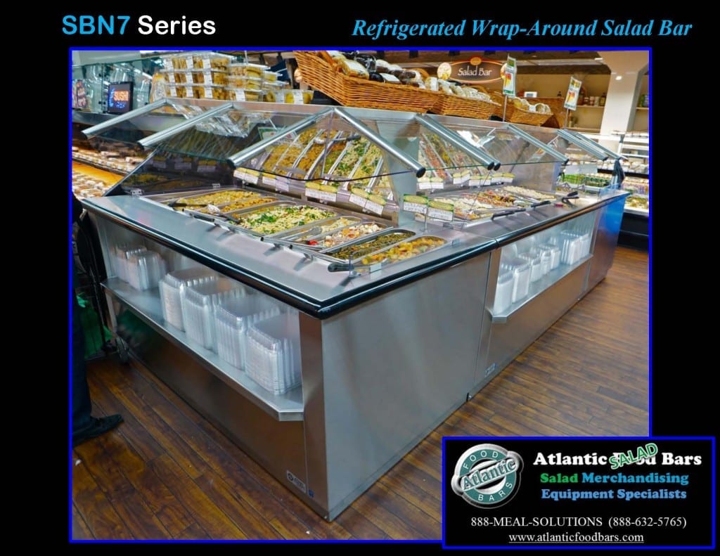 Atlantic Food Bars - Hot and Cold Self-Serve Meal Center - HFB19025-N SOG6230-C WRGCL4630 SBN7 2