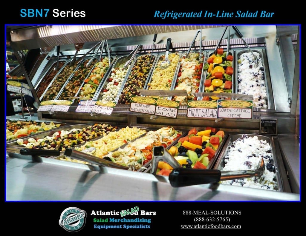 Atlantic Food Bars - Hot and Cold Self-Serve Meal Center - HFB19025-N SOG6230-C WRGCL4630 SBN7 3