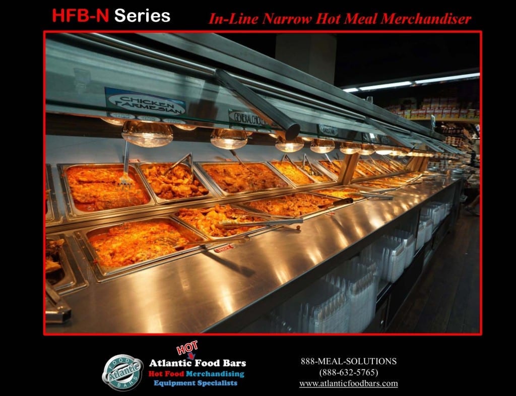 Atlantic Food Bars - Hot and Cold Self-Serve Meal Center - HFB19025-N SOG6230-C WRGCL4630 SBN7 5