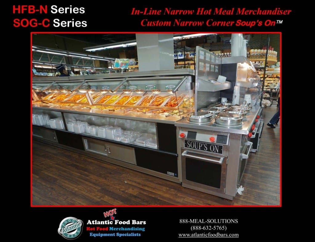 Atlantic Food Bars - Hot and Cold Self-Serve Meal Center - HFB19025-N SOG6230-C WRGCL4630 SBN7 6