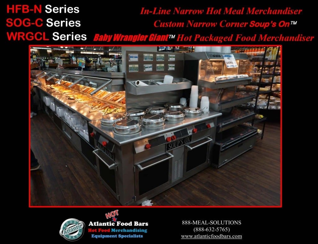 Atlantic Food Bars - Hot and Cold Self-Serve Meal Center - HFB19025-N SOG6230-C WRGCL4630 SBN7 7