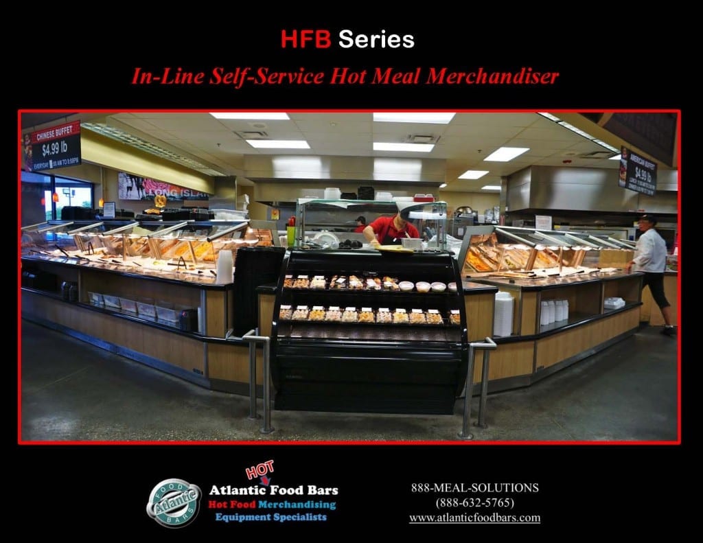 Atlantic Food Bars - In-Line Self-Service Hot Meal Merchandiser - HFB12043 3