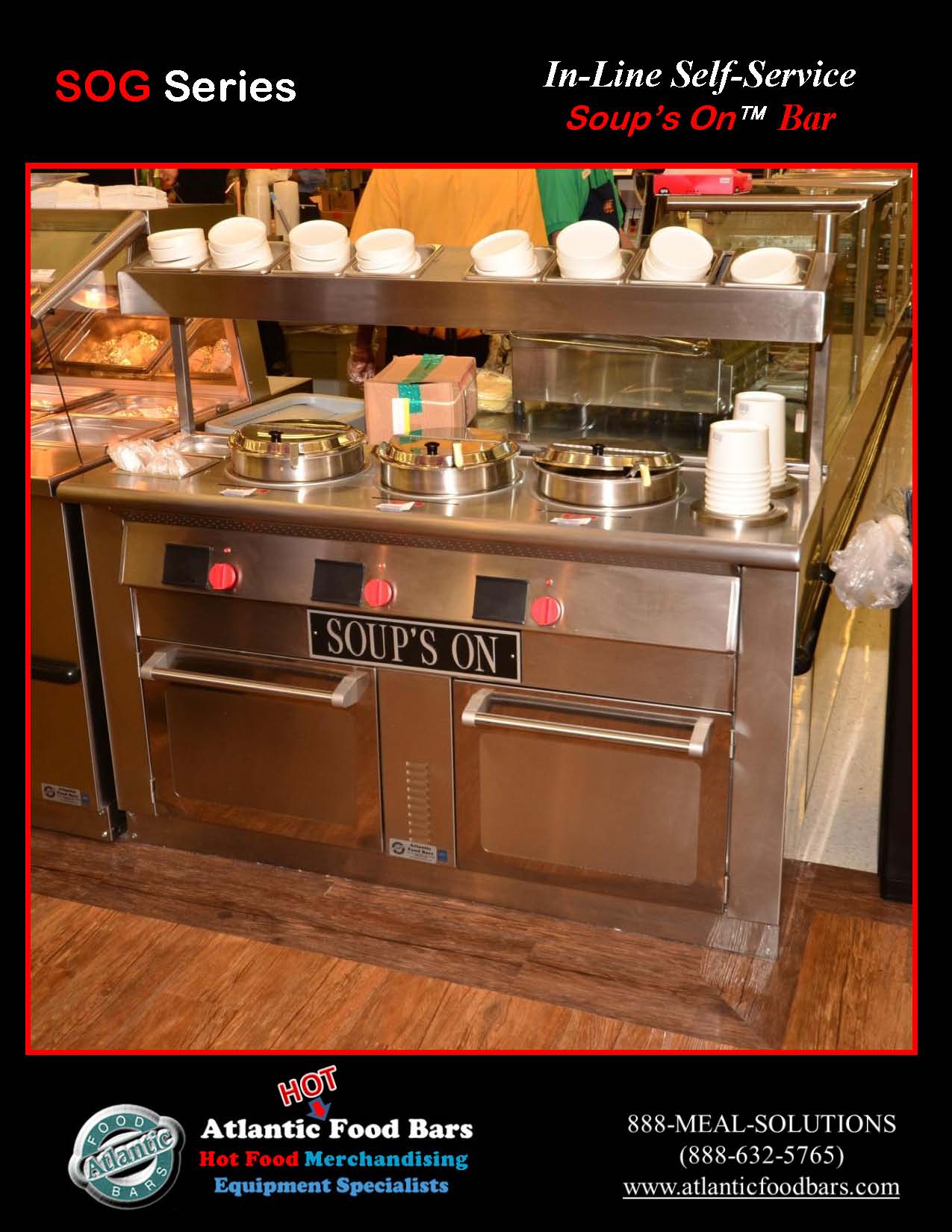 Atlantic Food Bars Hot Meal Station Buffet and Soup Bar