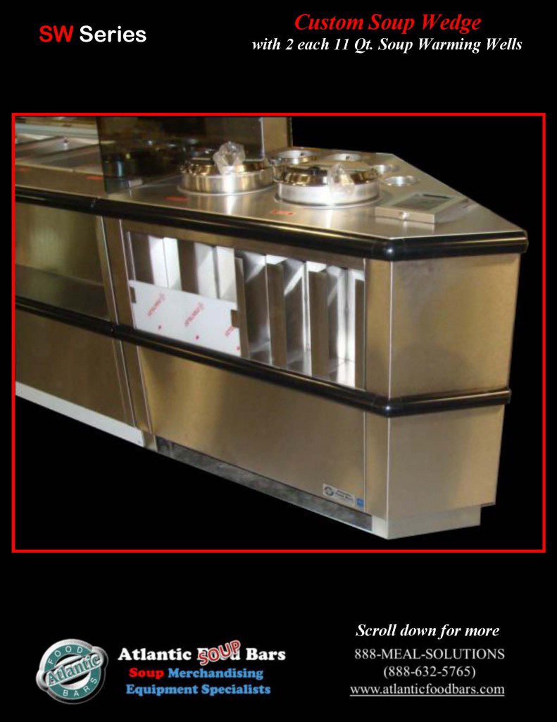 Atlantic Food Bars - Custom Wedge Soup Bar 1