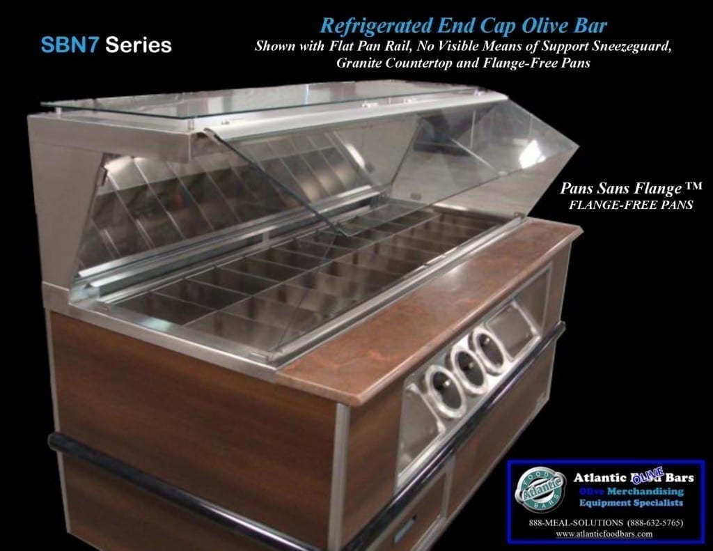Atlantic Food Bars - End Cap Olive Bar with Granite Countertop and Flange-Free Pans - SB7236N7-CLF32-FRM-GC-VH_Page_3