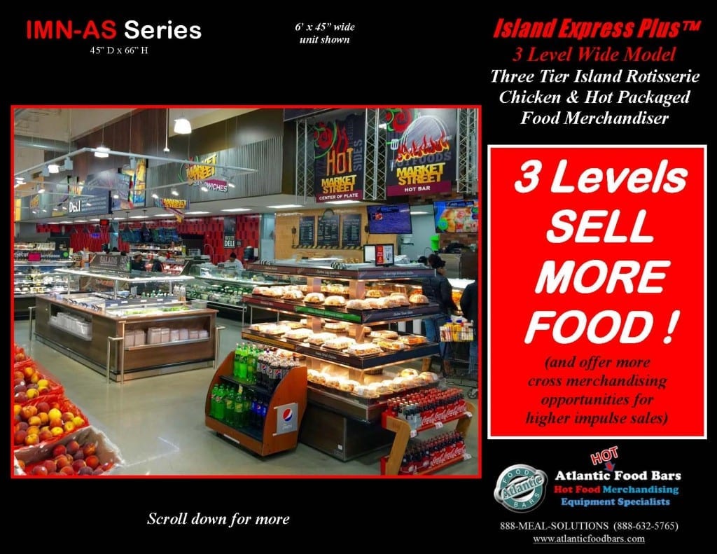 Atlantic Food Bars - Three Level Island Express PLUS Wide Hot Packaged Food Merchandiser - IMN7245-AS_Page_2