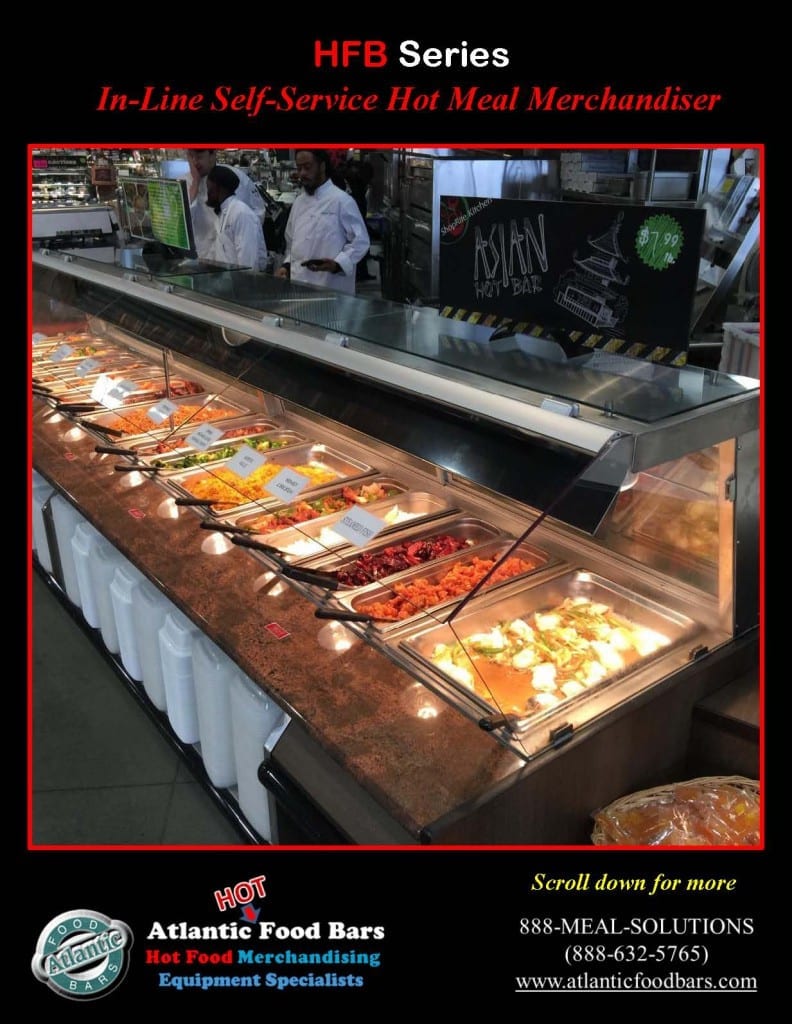 Atlantic Food Bars - 10' and 12' In-Line Hot Food Bars with Granite Countertop and Woodgrain Laminate - HFB12043 HFB14443_Page_2