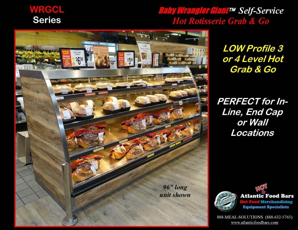 Atlantic Food Bars - 8' Baby Wrangler Giant Self-Service Hot Rotisserie Chicken Case - WRGCL9637_Page_2