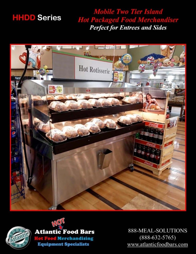 Atlantic Food Bars - Mobile 2-tier Island Hot Packaged Food Merchandiser - HHDD5136_Page_2
