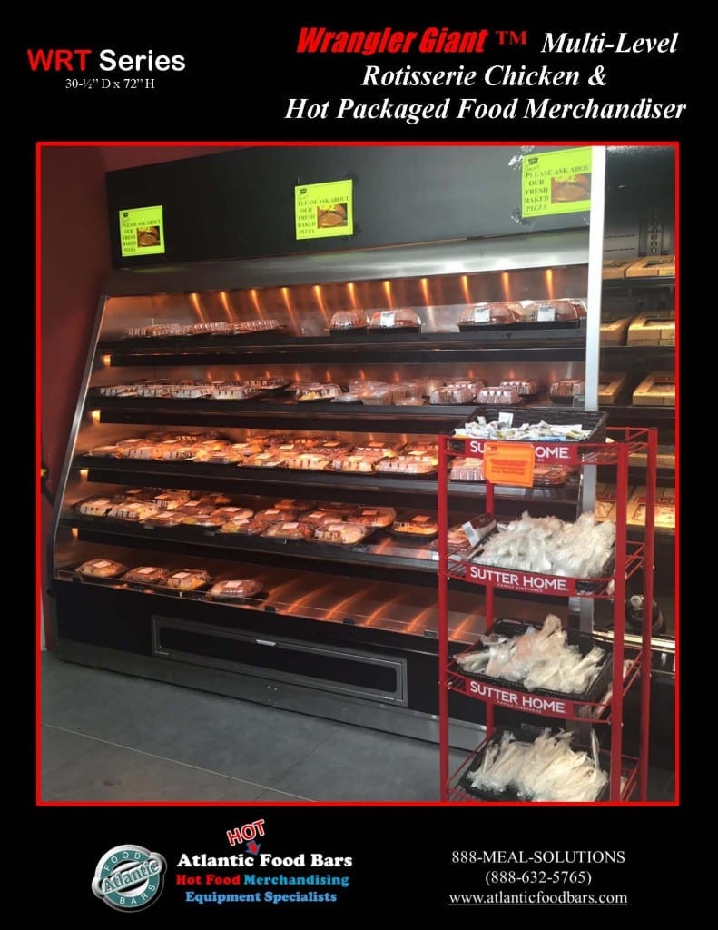 Atlantic Food Bars - 8' Wrangler Giant with 5 Shelves for Hot Packaged Food Merchandising - WR9629T-AS-AS_Page_3