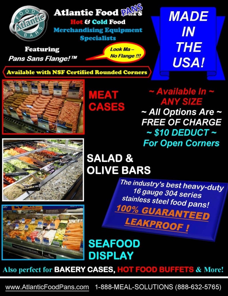 Atlantic Food Bars - Stainless Steel Food Pans 1