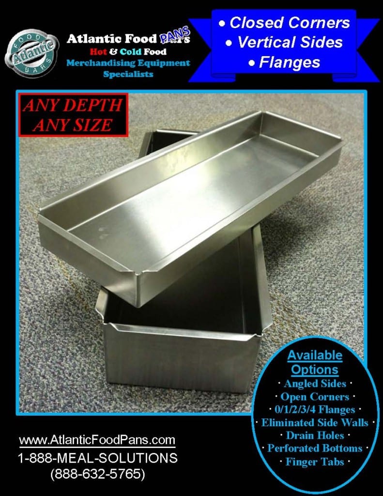 Atlantic Food Bars - Stainless Steel Food Pans 2