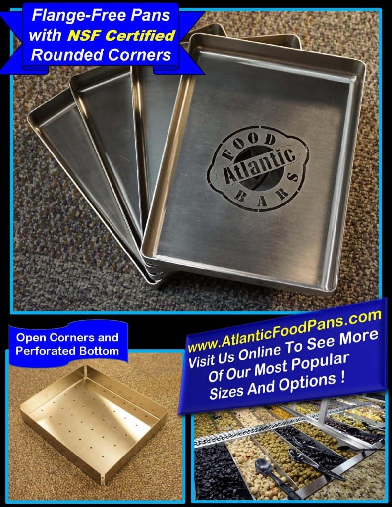 Atlantic Food Bars - Stainless Steel Food Pans 3