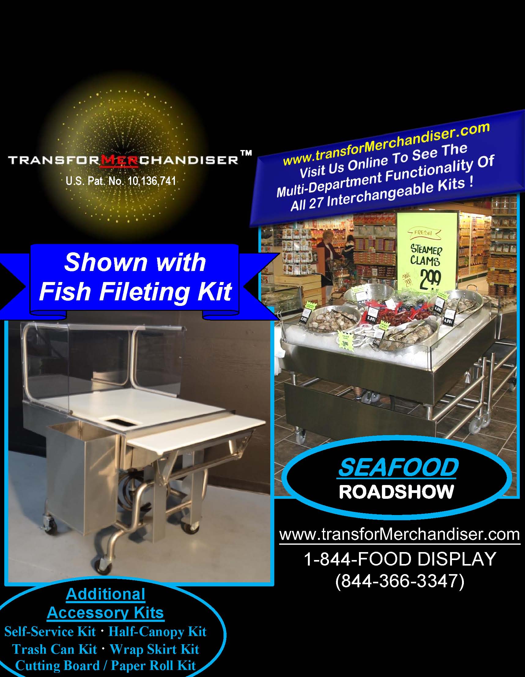 Atlantic Food Bars - The transforMerchandiser - Roadshow Mobile Ice Displays for Seafood 2