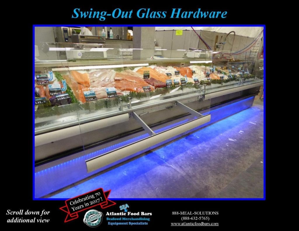Atlantic Food Bars - LED Accent Lighting - Swing-Out Glass Hardware - FSCN Series Refrigerated Seafood Case_Page_4