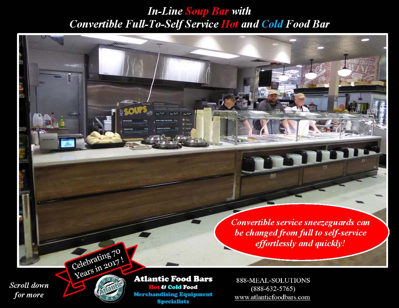 Atlantic Food Bars - Custom In-Line Soup Bar with Convertible Service Hot and Cold Food Bar_Page_1