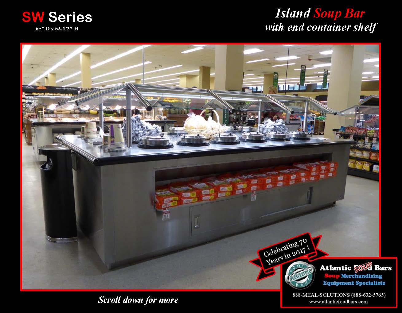 Atlantic Food Bars - Island Soup Bar with End Container Shelf - SW_Page_1