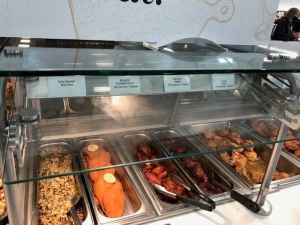 Atlantic Food Bars - Convertible Full Service to Self Service Sneezeguard for Refrigerated and Hot Food Bars