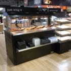 Mobile Hot Wing Bar and Self-Service Multi Level Hot Grab & Go Pizza and Sandwich Module - Atlantic Food Bars - MHFC6044 MHPF2446 3