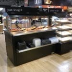 Mobile Hot Wing Bar and Self-Service Multi Level Hot Grab & Go Pizza and Sandwich Module - Atlantic Food Bars - MHFC6044 MHPF2446 3