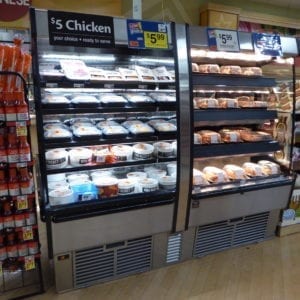 Combination Hot and Cold Packaged Food Merchandiser - Atlantic Food Bars HCI7872 1