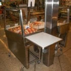 Custom Mobile Iced Stone Crab Merchandiser with Column Notch - Atlantic Food Bars 3
