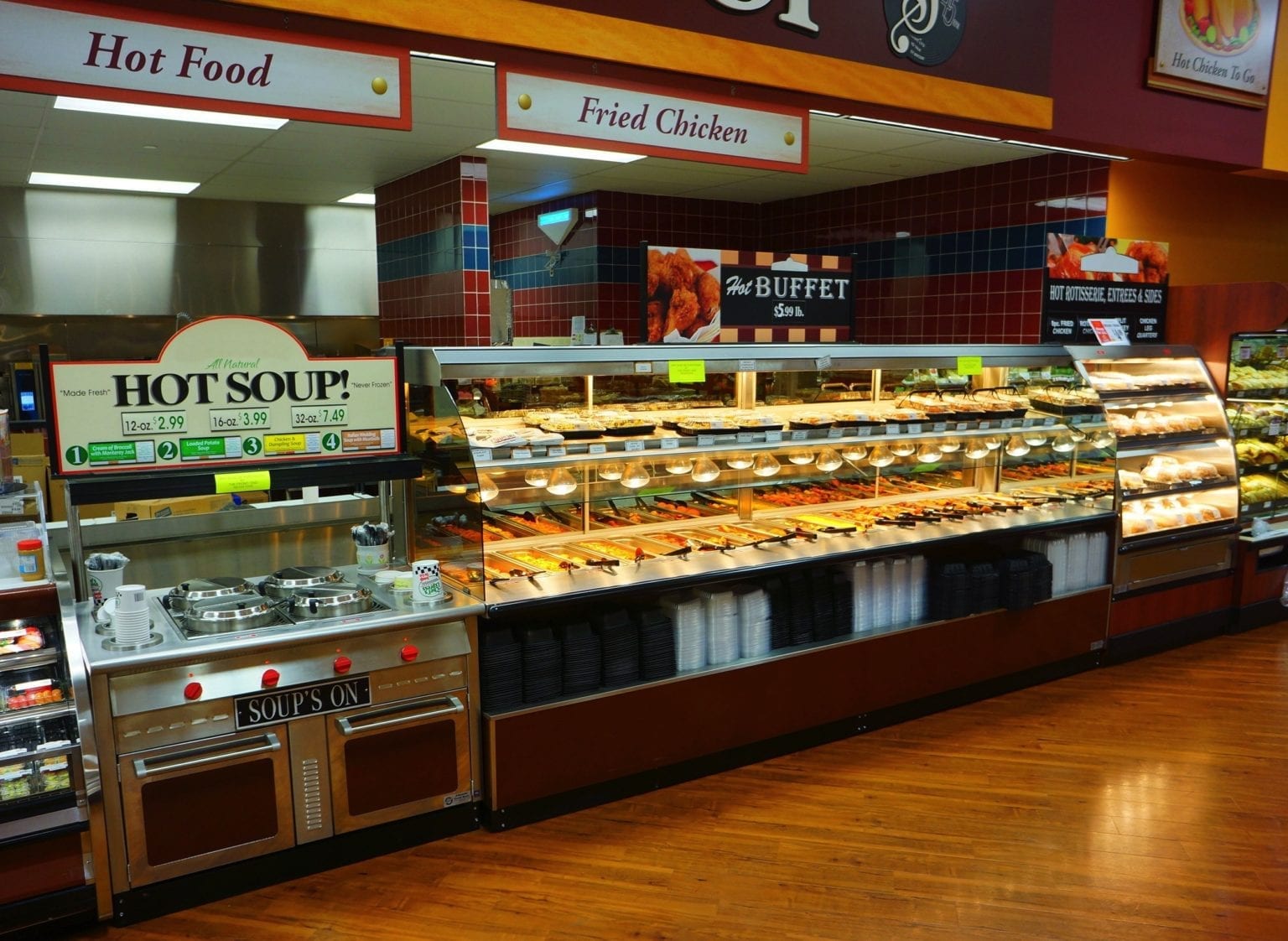 Combination OverUnder Hot Food Bar Nantucket SelfService Display