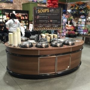 Oval Soup Bar with Refrigerated Cold Pan - Atlantic Food Bars - OSB9246-GC-ISW-RCP 1