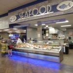 Refrigerated Seafood Case with LED Lighting - Atlantic Food Bars - (2) FSCN9642-LED 1