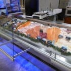 Refrigerated Seafood Case with LED Lighting - Atlantic Food Bars - (2) FSCN9642-LED 3