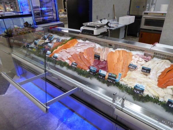 Refrigerated Seafood Case with LED Lighting - Atlantic Food Bars - (2) FSCN9642-LED 3