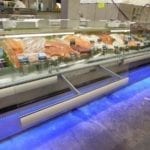 Refrigerated Seafood Case with LED Lighting - Atlantic Food Bars - (2) FSCN9642-LED 4