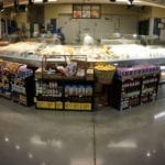Refrigerated Seafood Merchandisers with Wedge and Front Grab and Go Knee Knockers for Cold Packaged Food - Atlantic Food Bars - FSC-KKV FSCN-W2 1