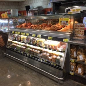 Combination Full Service Hot Bulk Food Over Self-Service Cold Food with Grease Catcher and Jewelry Style Top - ILRTTN10048-CUSTOM 2