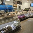 Custom Angled Ice-Only Non-Refrigerated Seafood Case with Front Grab and Go Bunkers - Atlantic Food Bars - FSM-KK 2