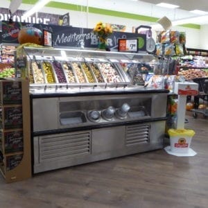 End Cap Olive Bar with Flat Pan Rail - Atlantic Food Bars - SB7236N7 1