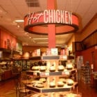 Hex-A-Hot Three Level Hot Packaged Food Hexagon Built To Wrap A Column - Atlantic Food Bars - HXH6556-TD 2