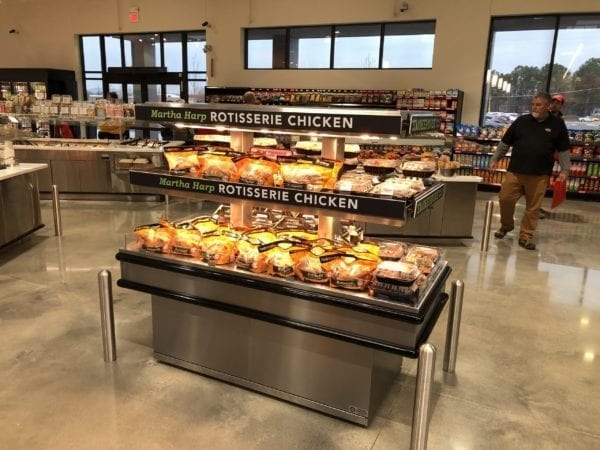 Island Express Rotisserie Chicken and Hot Packaged Food Merchandiser - Two Levels - Atlantic Food Bars - IMN7232 1