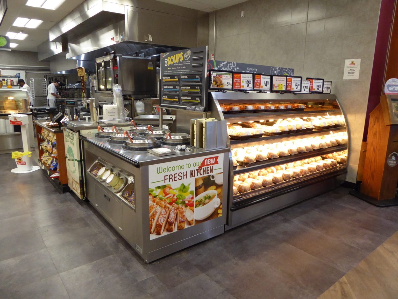 Hot Grab & Go Food & Soup Station with 6 Wells WRGCL9637 SW6030