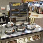 Low Profile Hot Grab & Go Chicken Merchandiser with 6-Well Soup Station WRGCL9637 SW6030 4