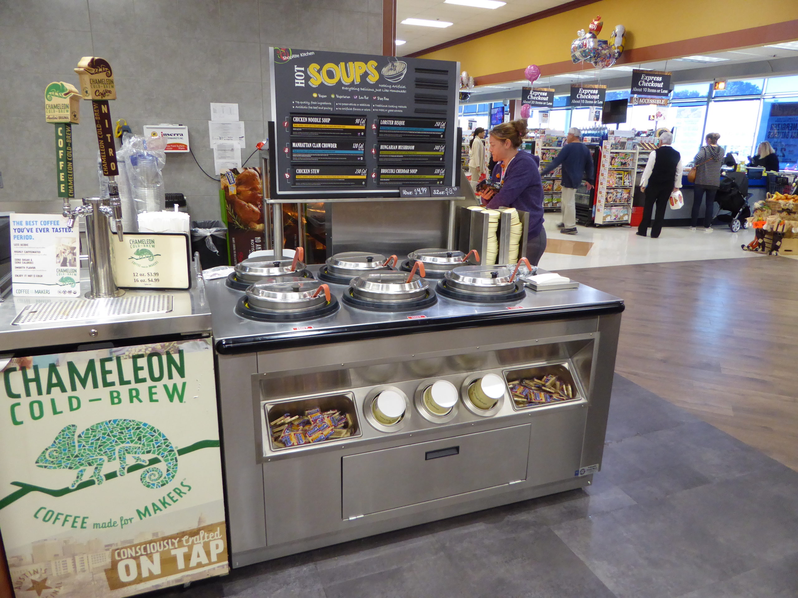 Hot Grab & Go Food & Soup Station with 6 Wells - WRGCL9637 ...
