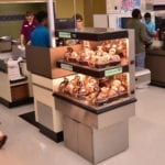Low-Profile Two-Level Rotisserie Chicken Checkout Lane Merchandiser - Atlantic Food Bars - ECE2-3635 2