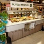 Narrow Air Underflow Refrigerated Island Salad & Olive Bar - Atlantic Food Bars - CISB7352 1
