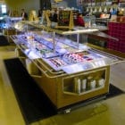 Narrow Island Salad Bar with Tray Slide - Atlantic Food Bars - ISBN8744-TS 1