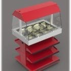 Next Gen Mobile Packaged Hot Food Merchandiser - Single Level - Atlantic Food Bars - HH3625-NG 5a